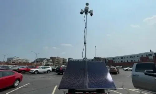 Community Security Solar Surveillance Trailer - Thumb