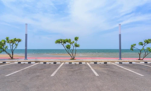 Beachfront Parking Lot