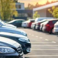 Blog Thumbnail Wide cars parked in a parking lot at an auto dealership