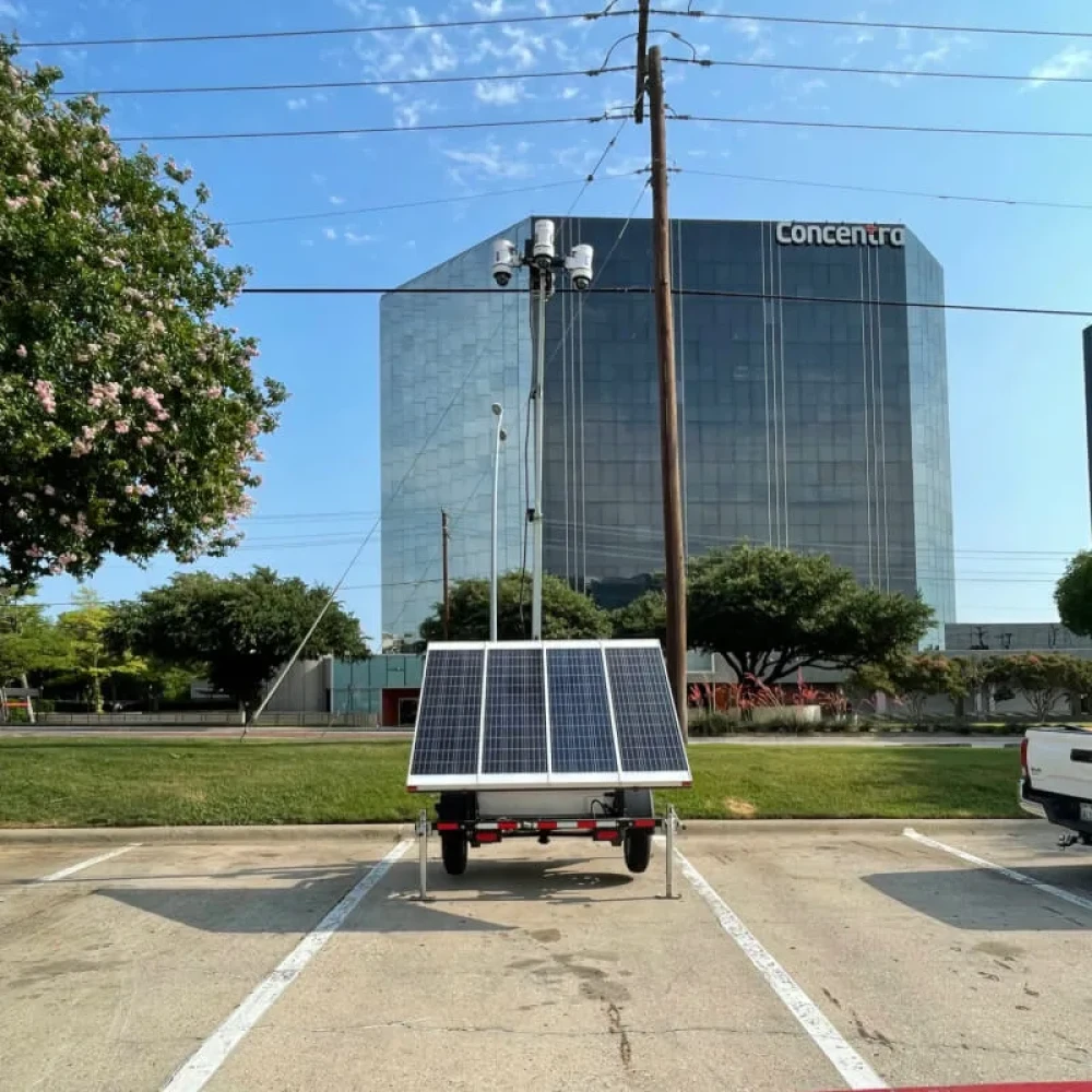 LotGuard Trailer at Commercial Property