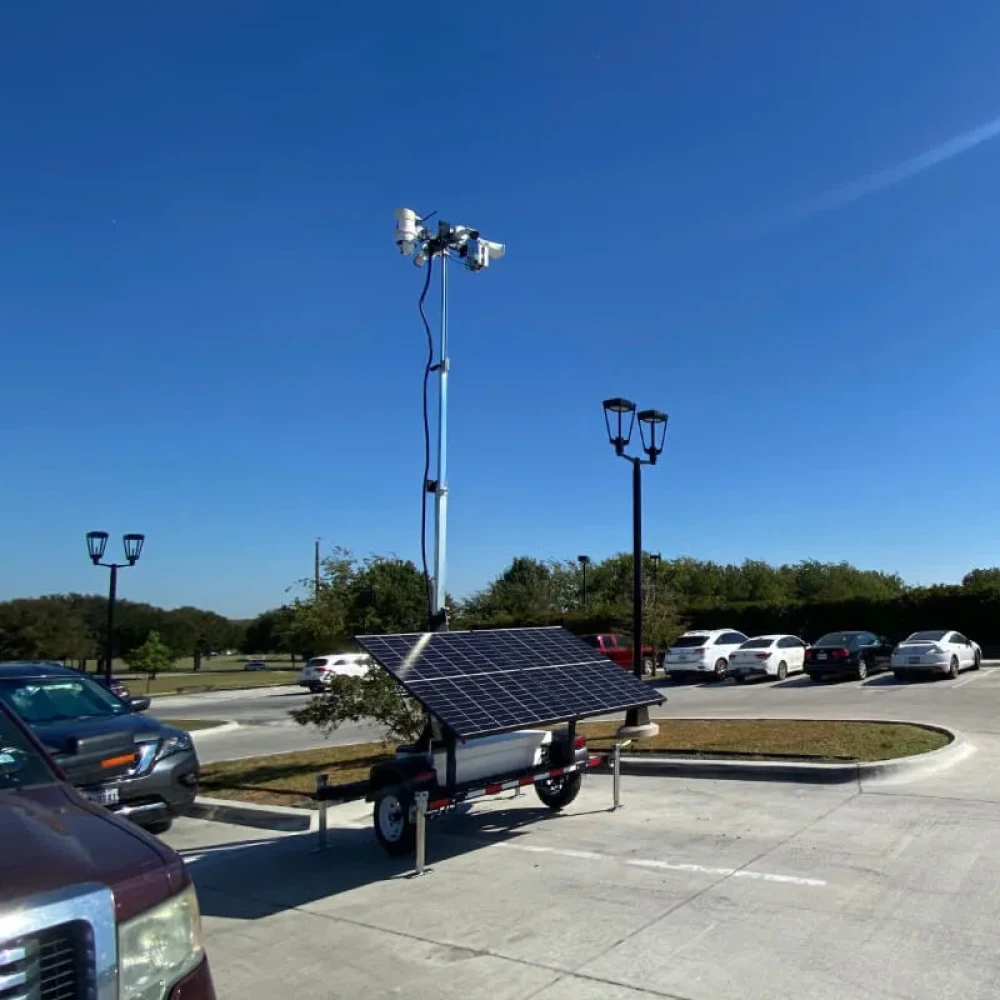 Mobile Video Surveillance Unit for Parking Lots