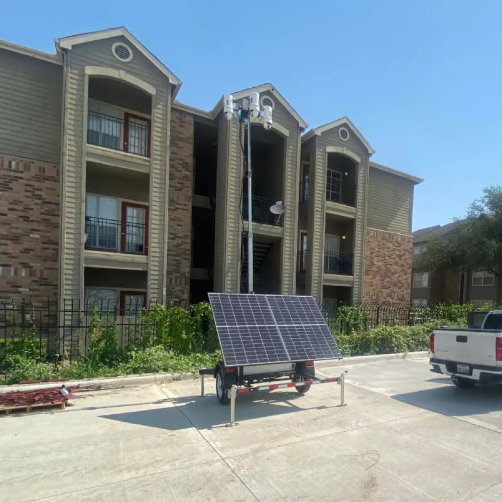 LotGuard Trailer Securing Campus Facility