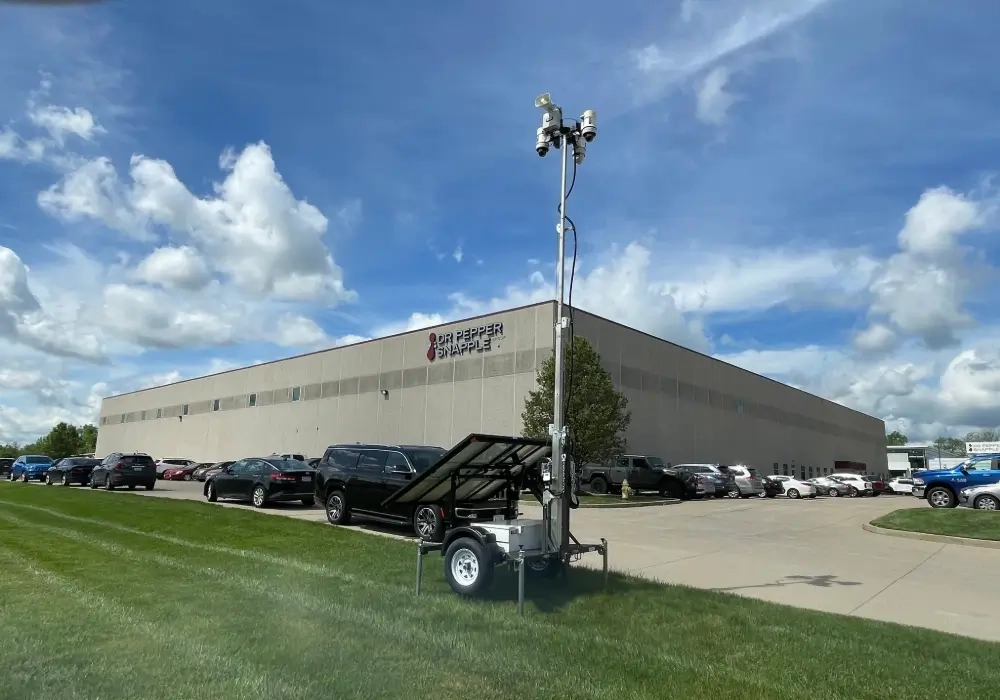 LotGuard PRO Surveillance Trailer Dr Pepper Facility